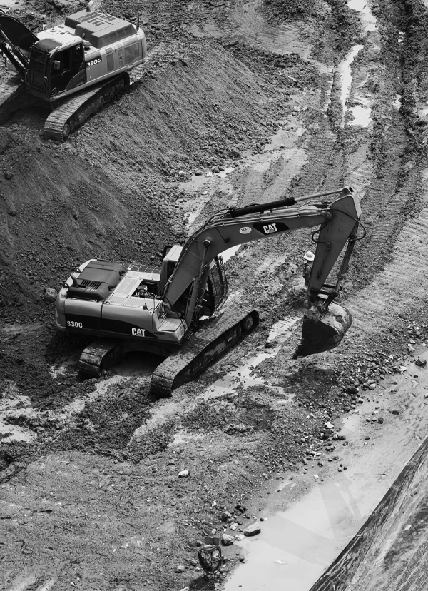 Excavation, travaux d'égouts et d'aqueduc